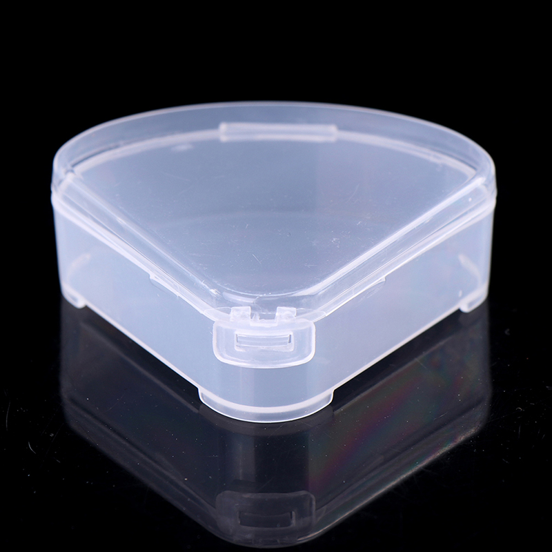 Beauty Makeup Case - * * ホットセールポータブル三角スポンジ透明化粧品バッグメイクアップパフボックス収納ケース