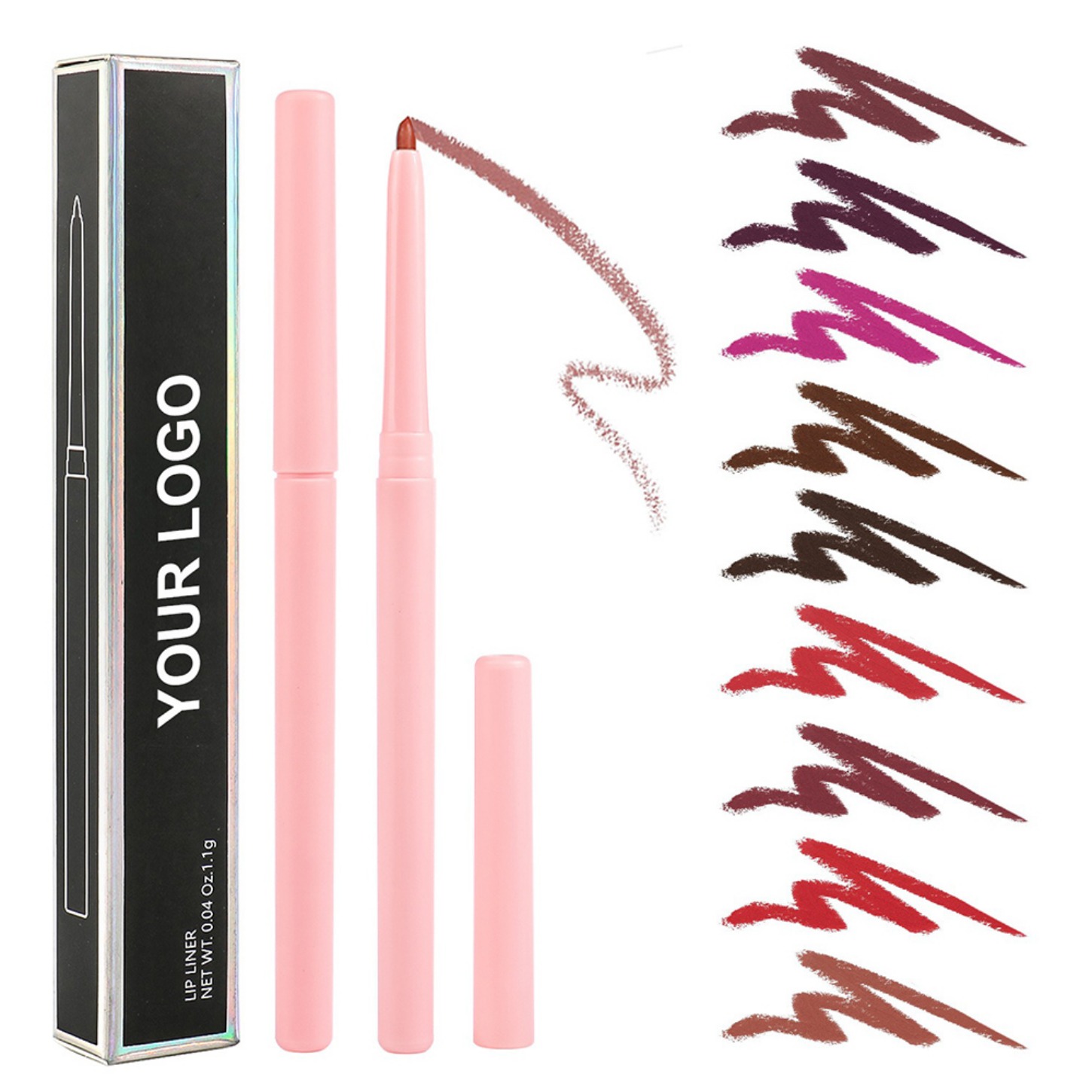 Beauty Makeup Youtube - プライベートラベルカスタムロゴビーガン卸売メイクアップ 15 色長期的なリップライナー P103-2 チューブ虐待フリービューティーバルク
