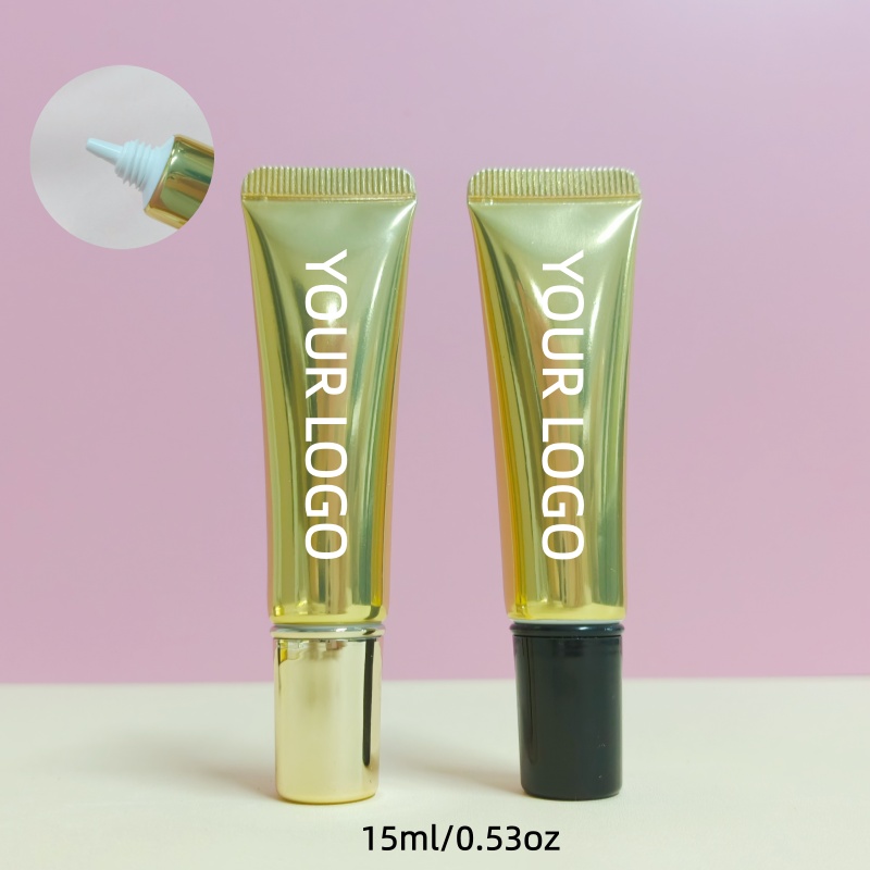 Beauty Makeup Youtube - 【ロゴカスタム】50個 カスタマイズ可能 15ml ゴールド アルミプラスチックチューブ 多色