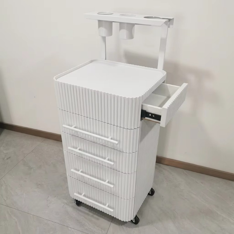 Beauty Makeup Trolley - シンプルでおしゃれな理髪店ツールキャビネット、美容メイク収納サロンワゴン、ツールトロリー、ローリングメイクアップキャビネット