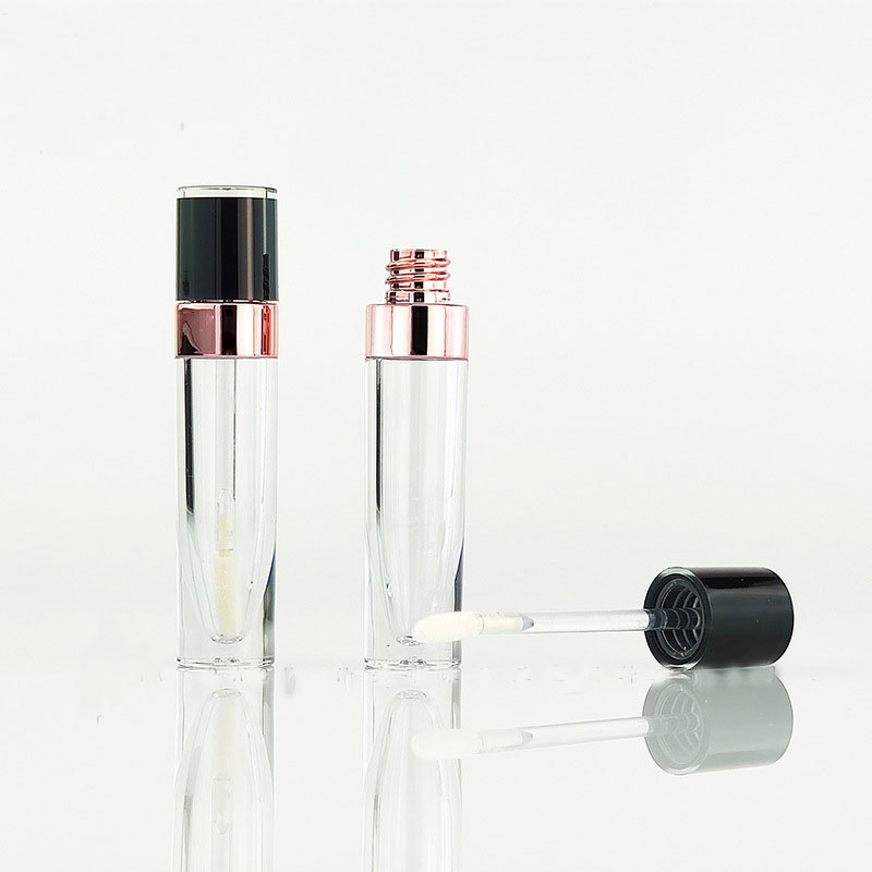 Beauty Makeup Youtube - 50 個 5 ミリリットル空のクリアリップグロスボトル、ローズゴールドカラー DIY プラスチック口紅チューブ、プロの美容メイクツール