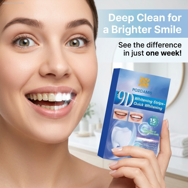 Teeth Whitening Strips - 歯のホワイトニングとブライトニングストリップ
