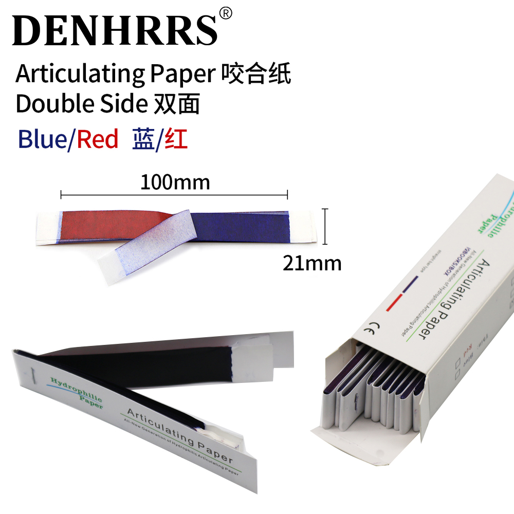 Teeth Whitening Strips - 関節紙歯科ラボ製品両面咬合ストリップ口腔歯ケアホワイトニング材料ツール