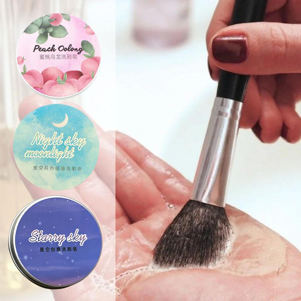 Beauty Makeup Egg - ブラシ洗浄石鹸 ビューティーエッグ パウダーパフ洗浄石鹸 メイクブラシ洗浄石鹸 メイク落とし石鹸 洗浄ツール