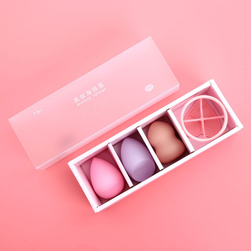 Beauty Makeup Egg - ミニスポンジエッグセット,スムージーエッグセット,スポンジミックス,ドライおよびウェットメイクアップツール,3 1