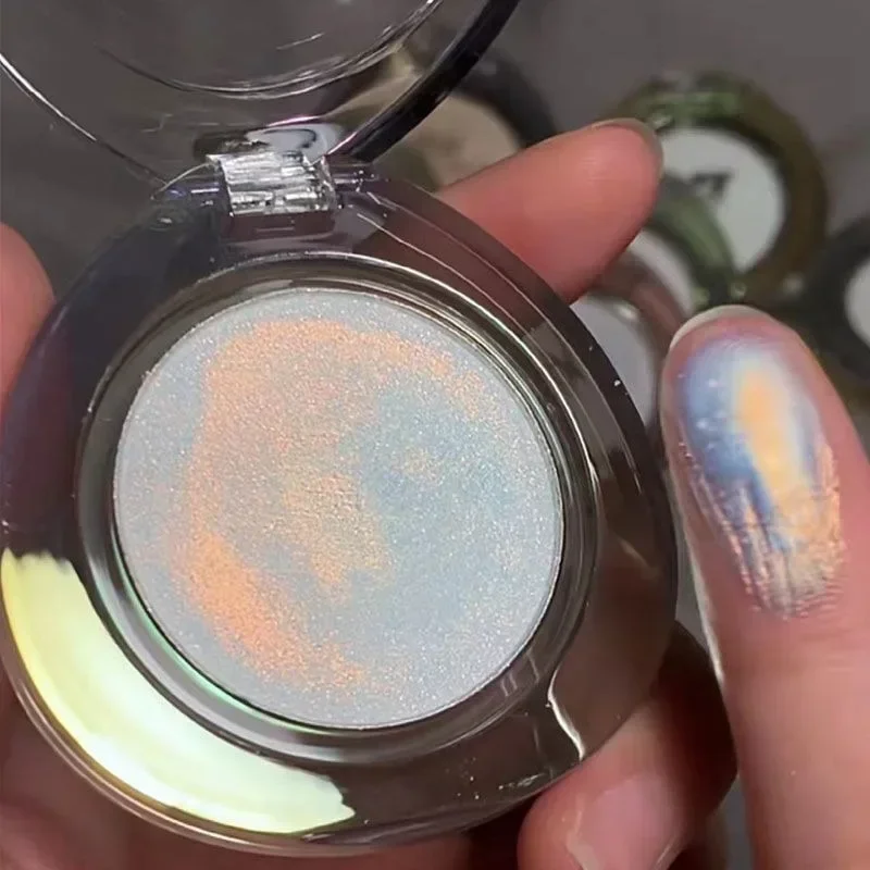 Highlighter Bronzer Palette - シングル ハイライター パレット カメレオン ハイライター 輪郭グリッター