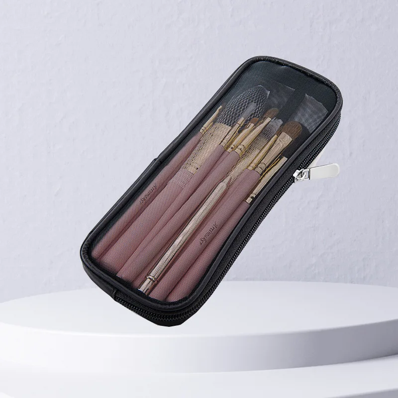 Beauty Makeup Case - 化粧ブラシトラベルケース化粧品トイレタリーバッグオーガナイザー男性女性美容ツールメッシュ Dopp キットポーチ洗浄収納アクセサリー