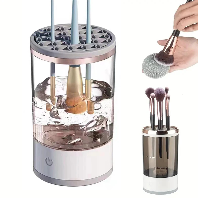自動電動メイクブラシクリーナー USBプラグ式 ポータブルア - Beauty Makeup Brands のレビューと価格