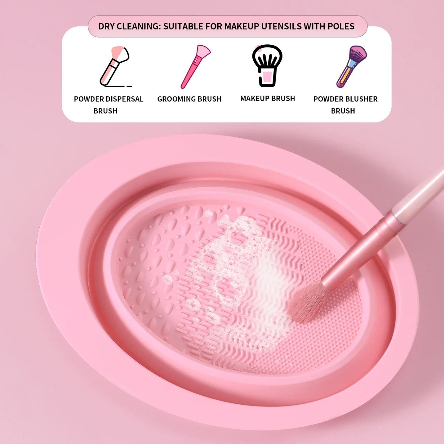 3個入りメイクブラシクリーニングツール、シリコンブラシクリー - Beauty Makeup Brands のレビューと価格