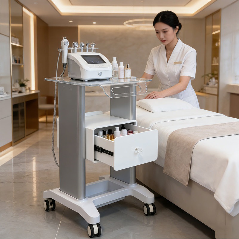 美容サロン用トレイカート、エステティシャン用トロリー、ツール - Beauty Makeup Trolley のレビューと価格