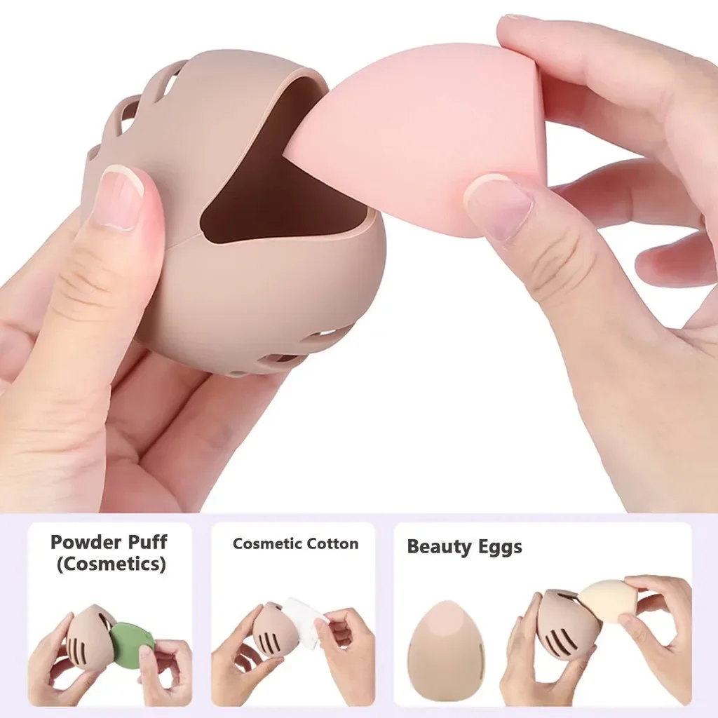 メイクアップスポンジシリコンホルダー通気性美容卵オーガナイザ - Beauty Blender In Makeup のレビューと価格