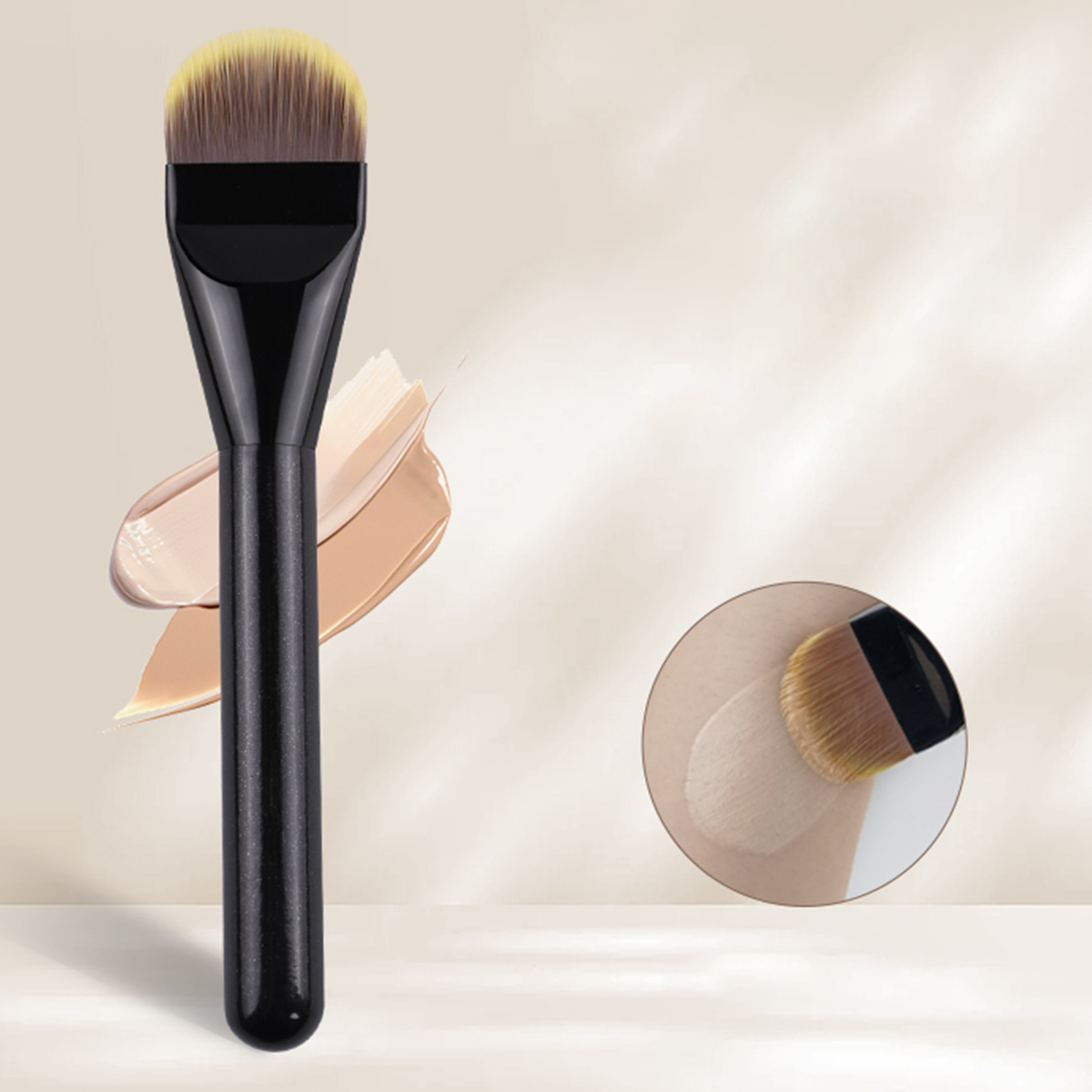 メイクブラシ ファンデーション プロフェッショナルブラシ 舌 - Beauty Queen Makeup のレビューと価格
