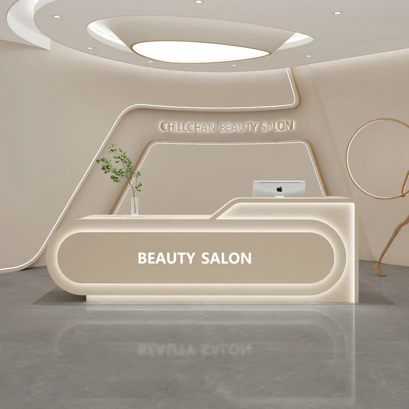 チェックアウトカウンター、美容室受付カウンター、店舗用説教壇 - Beauty Makeup Institute のレビューと価格