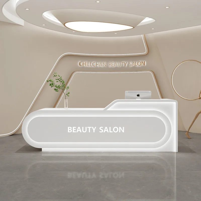 チェックアウトカウンター、美容室受付カウンター、店舗用説教壇 - Beauty Makeup Institute のレビューと価格