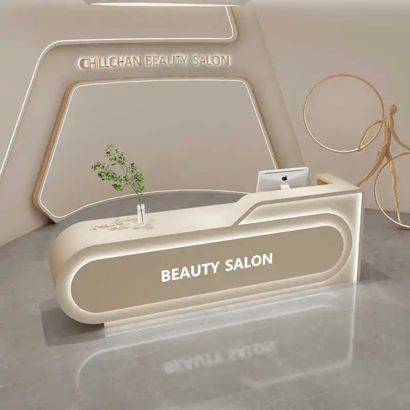 チェックアウトカウンター、美容室受付カウンター、店舗用説教壇 - Beauty Makeup Institute のレビューと価格
