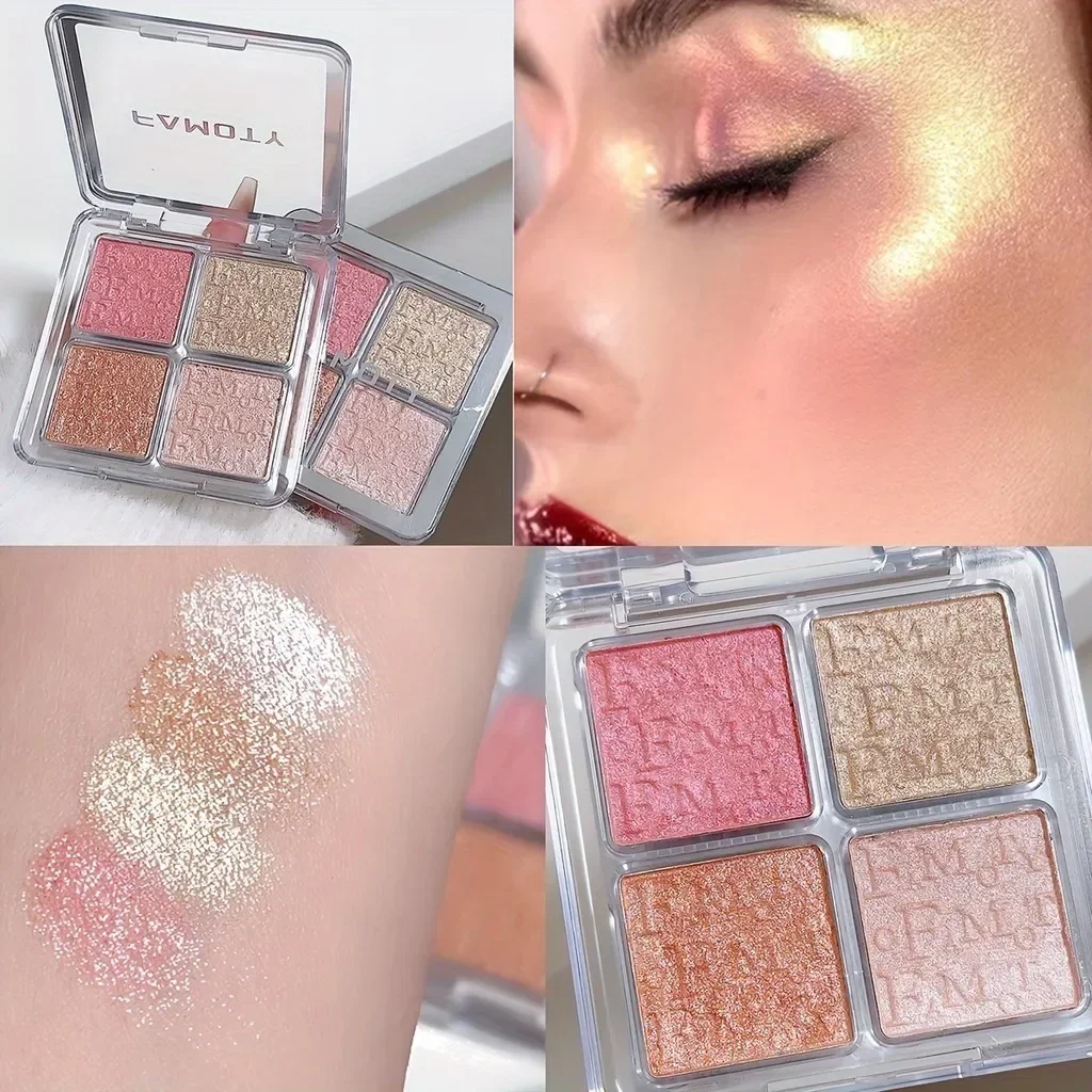 FAMOTY ダイヤモンドブロンザーハイライターコンターリン - Highlighter Bronzer Palette のレビューと価格