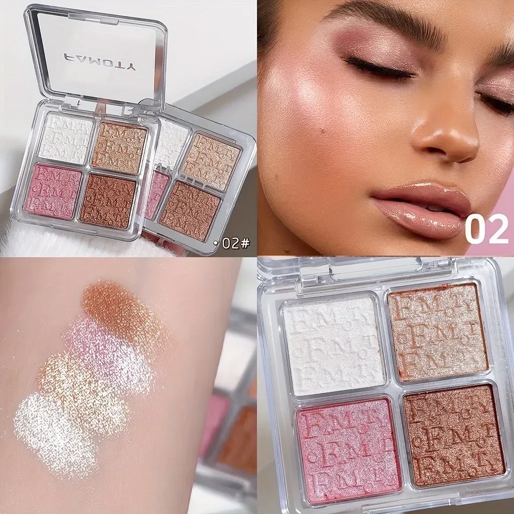 FAMOTY ダイヤモンドブロンザーハイライターコンターリン - Highlighter Bronzer Palette のレビューと価格