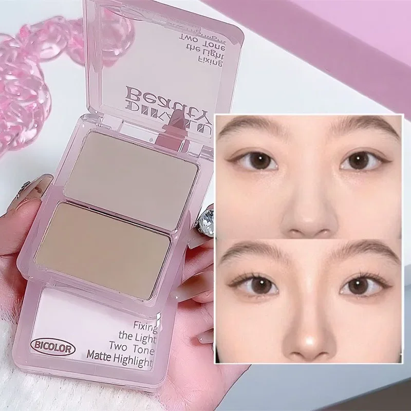 ツートーン ハイライト コンター パレット マット ハイライ - Highlighter Bronzer Palette のレビューと価格