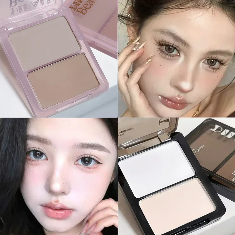 ツートーン ハイライト コンター パレット マット ハイライ - Highlighter Bronzer Palette のレビューと価格