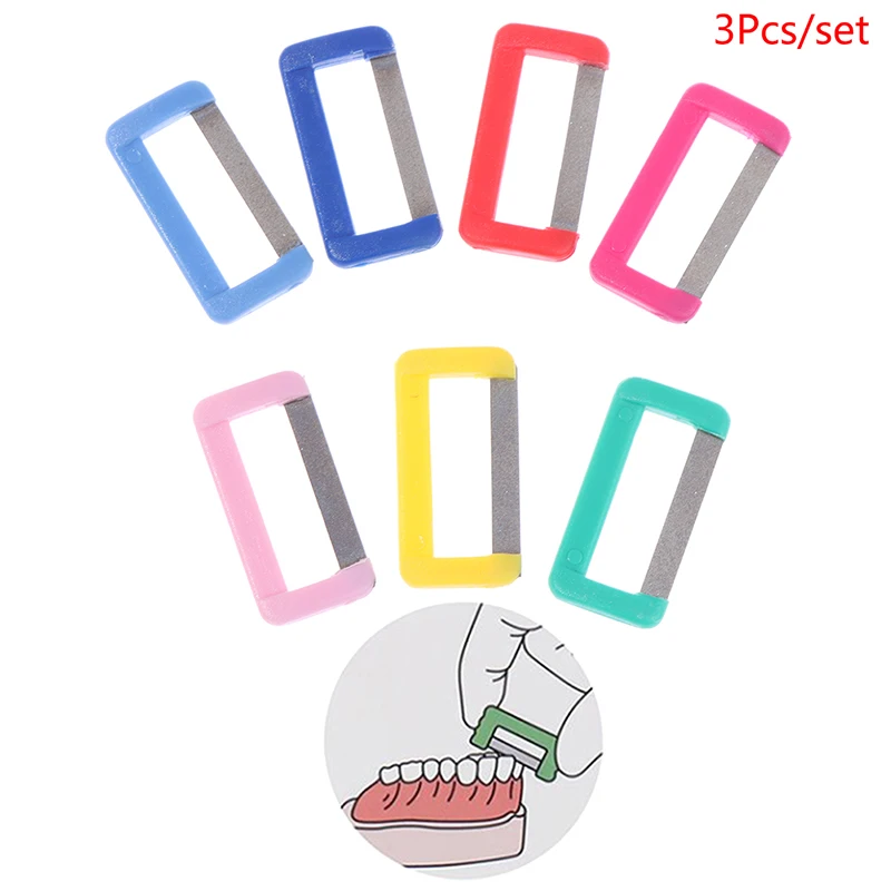 3 個使い捨て歯科矯正歯間エナメル研磨ツール歯削減歯ホワイト - Teeth Whitening Strips のレビューと価格