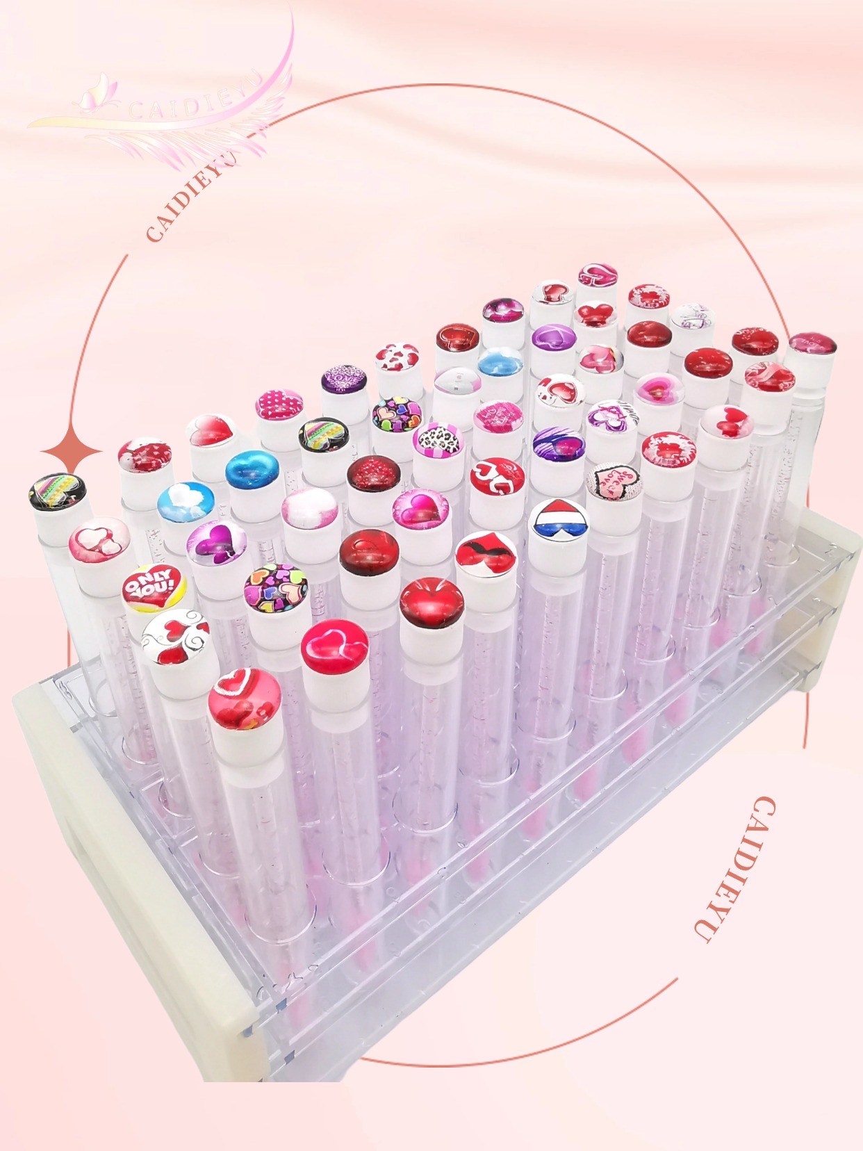 バレンタインデー漫画チューブまつげブラシ女性の美容メイクまつ - Beauty Makeup Youtube のレビューと価格