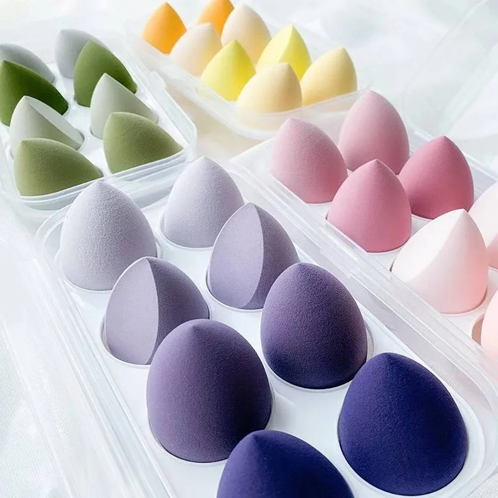4/8 個メイクアップスポンジブレンダー美容卵化粧パフソフト - Beauty Blender In Makeup のレビューと価格