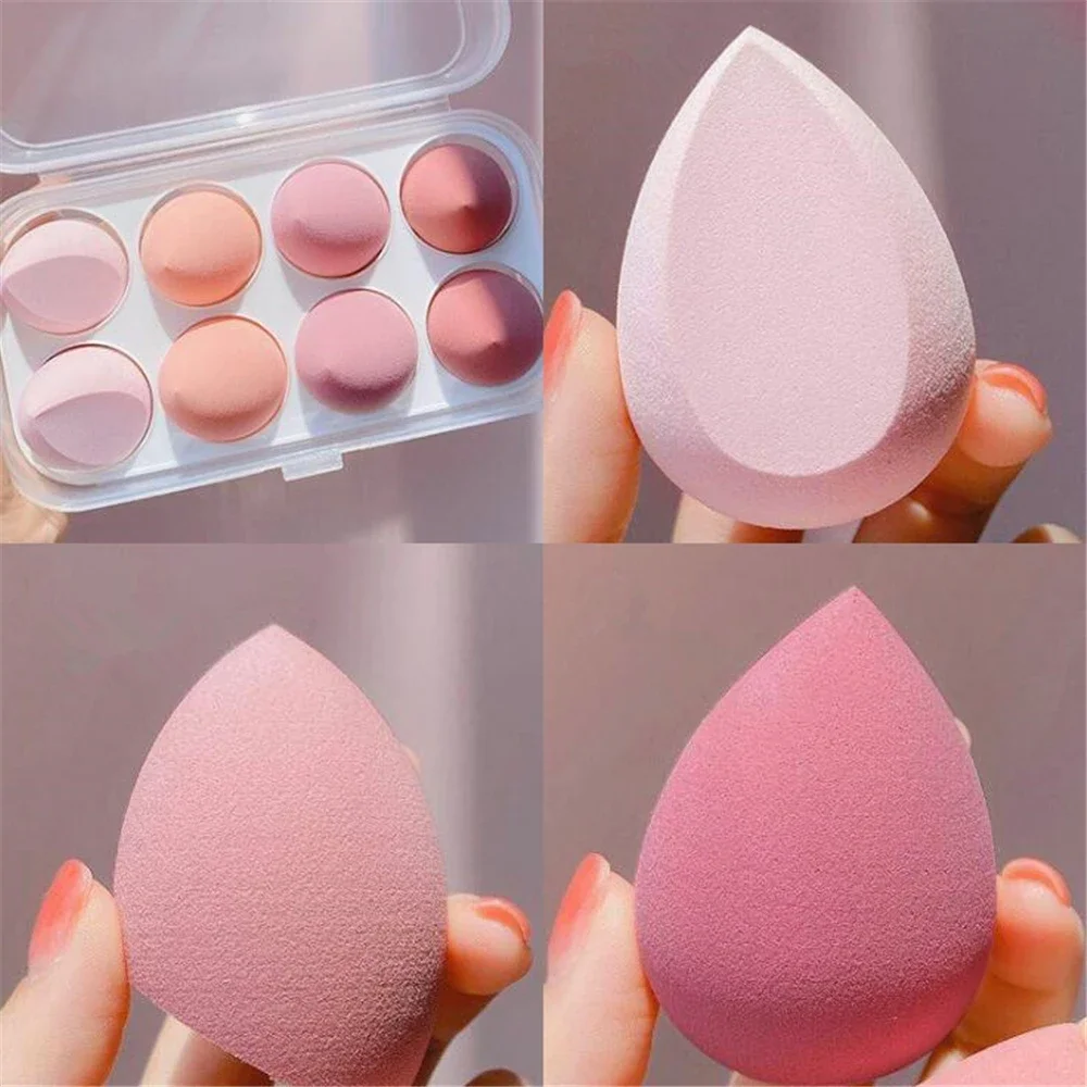 4/8 個メイクアップスポンジブレンダー美容卵化粧パフソフト - Beauty Blender In Makeup のレビューと価格