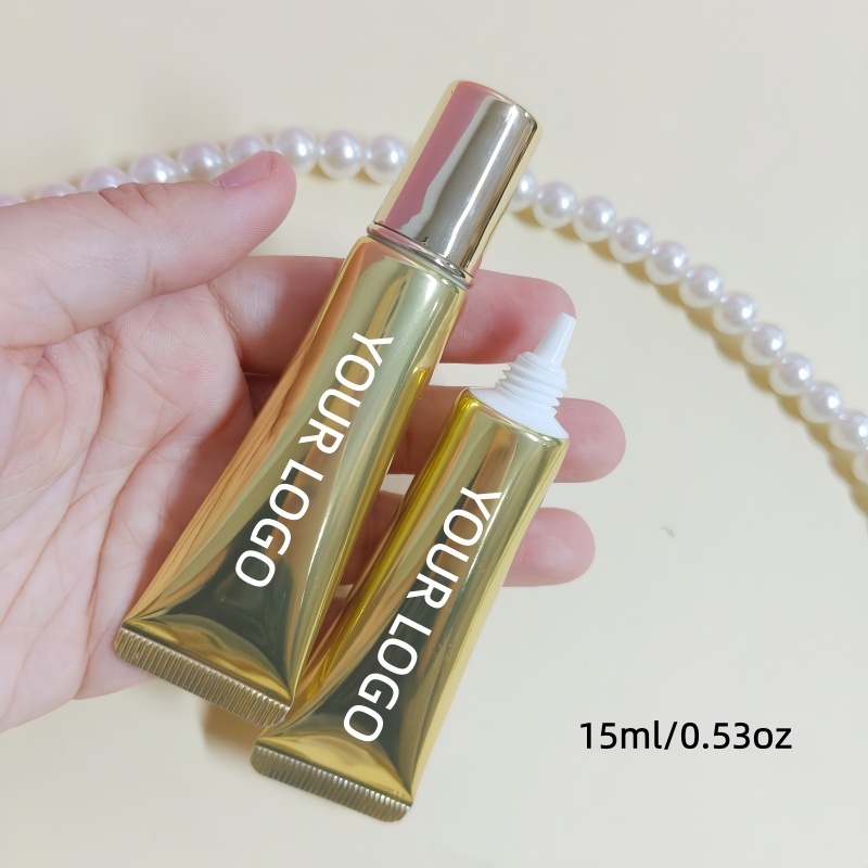 【ロゴカスタム】50個 カスタマイズ可能 15ml ゴールド - Beauty Makeup Youtube のレビューと価格