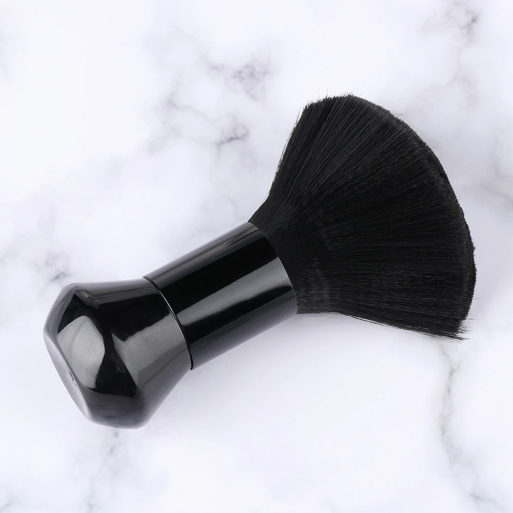 1PC ソフトネックフェイスダスター理容室黒ひげブラシヘアク - Beauty Queen Makeup のレビューと価格