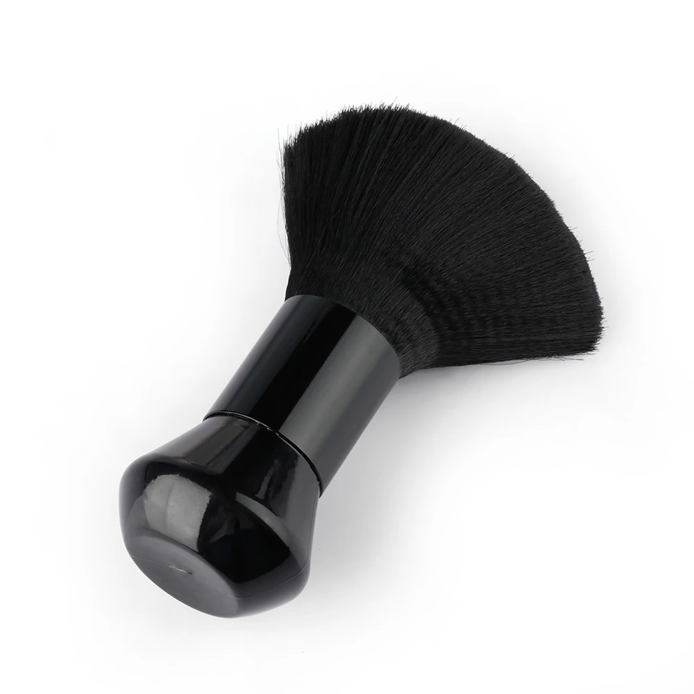 1PC ソフトネックフェイスダスター理容室黒ひげブラシヘアク - Beauty Queen Makeup のレビューと価格