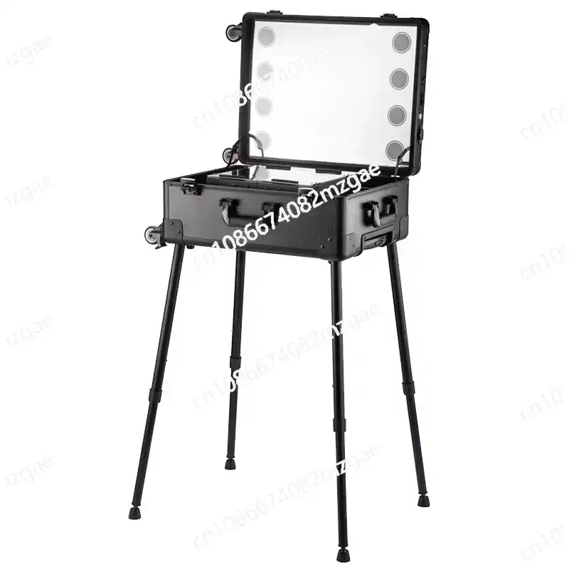 プロ用ランプトロリーコスメティックケース、メイクアップアーテ - Beauty Makeup Trolley のレビューと価格