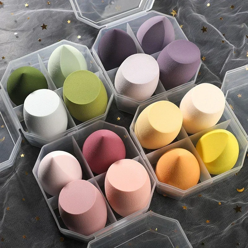 4 個ブレンダー美容ツールメイクアップアクセサリーファンデー - Beauty Blender In Makeup のレビューと価格