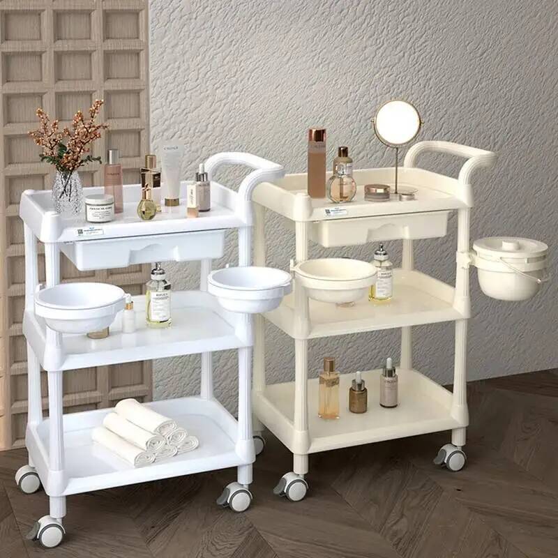 カートツールローリングサロントロリーマニキュア化粧品サロント - Beauty Makeup Trolley のレビューと価格