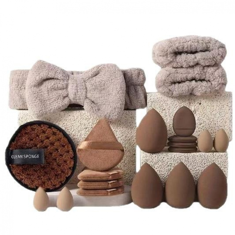 40個入り美容メイクツールコンボセット洗顔メイクパフフルセッ - Beauty Queen Makeup のレビューと価格