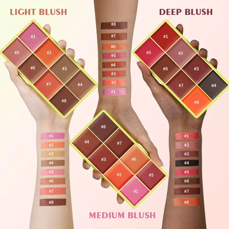アイブロウ クリーム ブラッシュ カーブ ケース クリーム  - Highlighter Bronzer Palette のレビューと価格