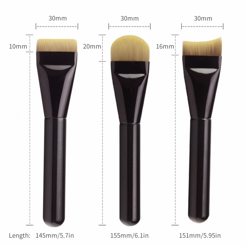 ファンデーションメイクブラシ超極細低刺激性ナイロン毛トップフ - Beauty Queen Makeup のレビューと価格