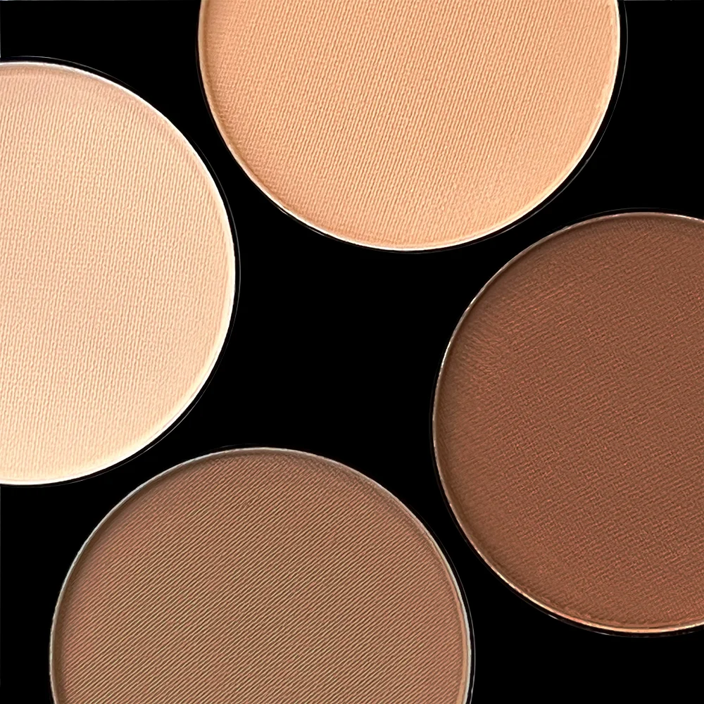 フェイスシャドウとハイライト,輪郭パウダーパレット,ブラシ付 - Highlighter Bronzer Palette のレビューと価格