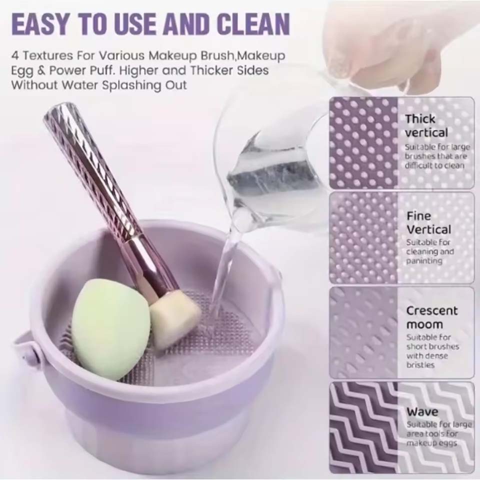 メイクブラシ洗浄ボウルビューティーエッグ洗浄ツール収納セット - Beauty Makeup Egg のレビューと価格