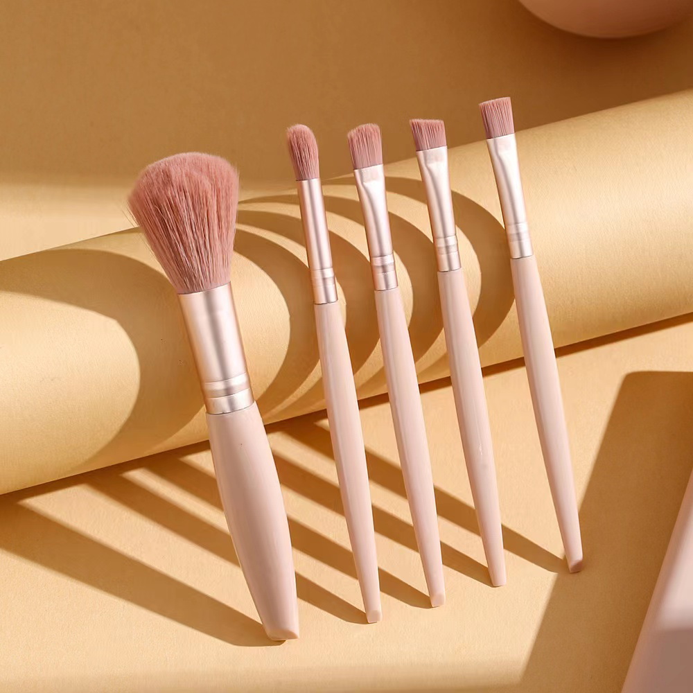 5 個の化粧ブラシキットミラーとケース付き折りたたみボックス - Beauty Makeup Case のレビューと価格