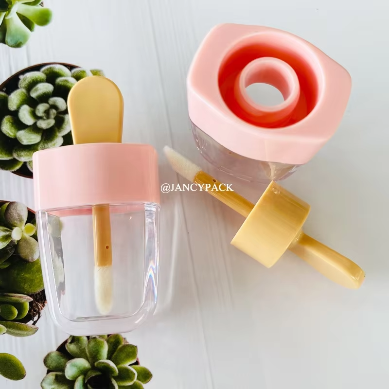ピンクの空のリップグロスチューブ 1/5個入り 詰め替え可能 - Beauty Makeup Youtube のレビューと価格