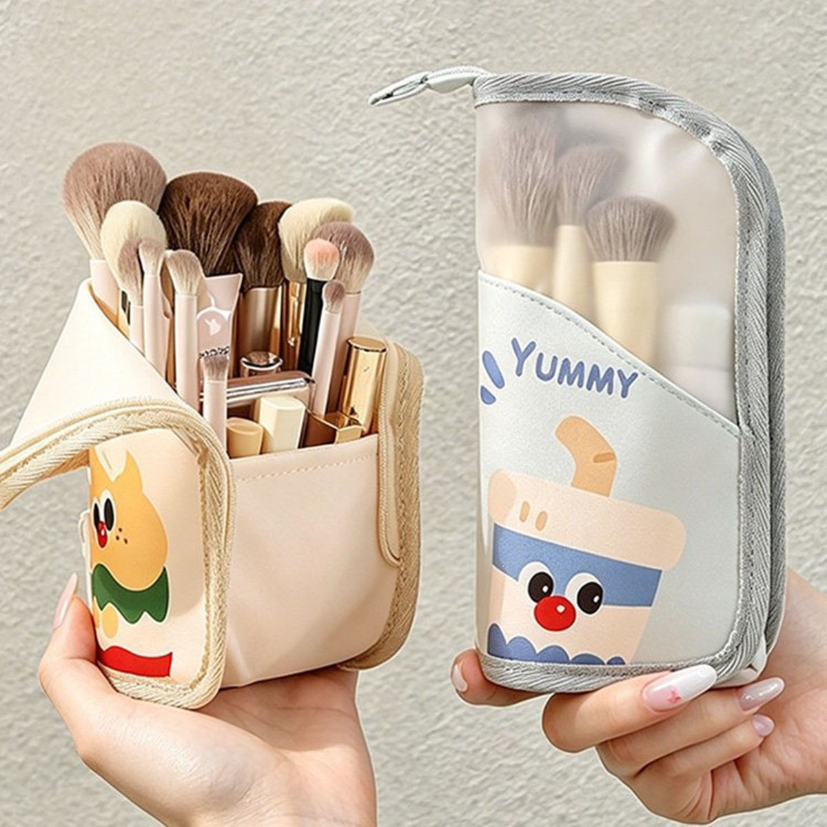 1 個化粧品バッグトラベルスタンド収納メイクアップ下着オーガ - Beauty Makeup Case のレビューと価格