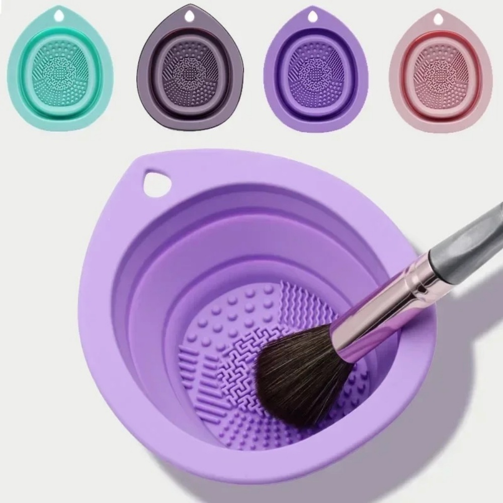 シリコーンメイクブラシクリーニングボウル折りたたみ式洗浄スク - Beauty Makeup Brands のレビューと価格