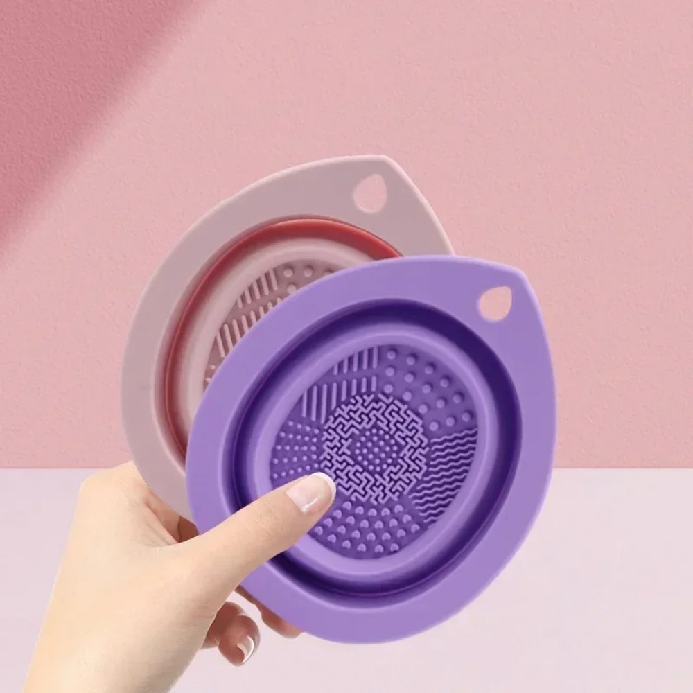 シリコーンメイクブラシクリーニングボウル折りたたみ式洗浄スク - Beauty Makeup Brands のレビューと価格