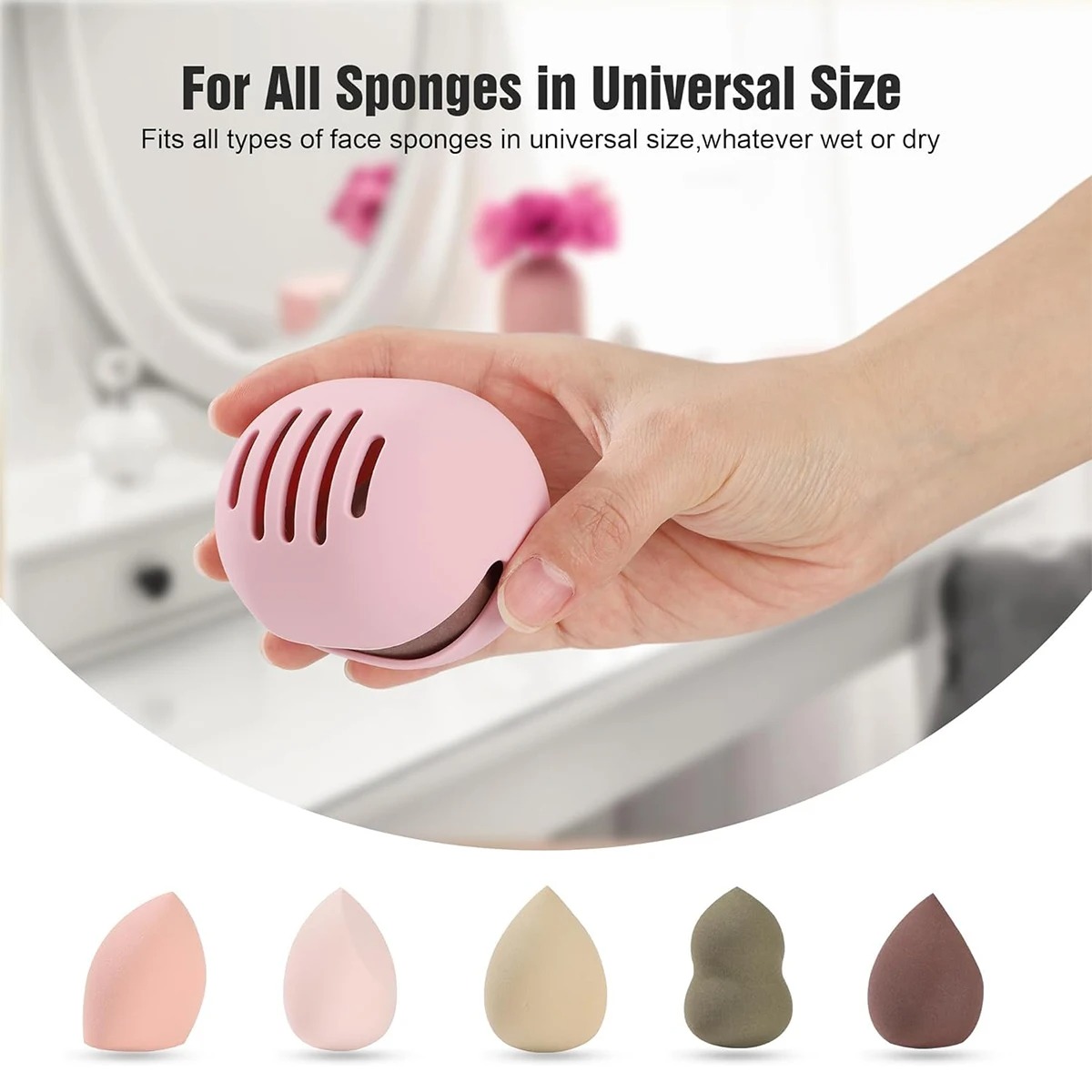 vvocci 2 個ビューティーブレンダー収納シリコンメイク - Beauty Blender In Makeup のレビューと価格