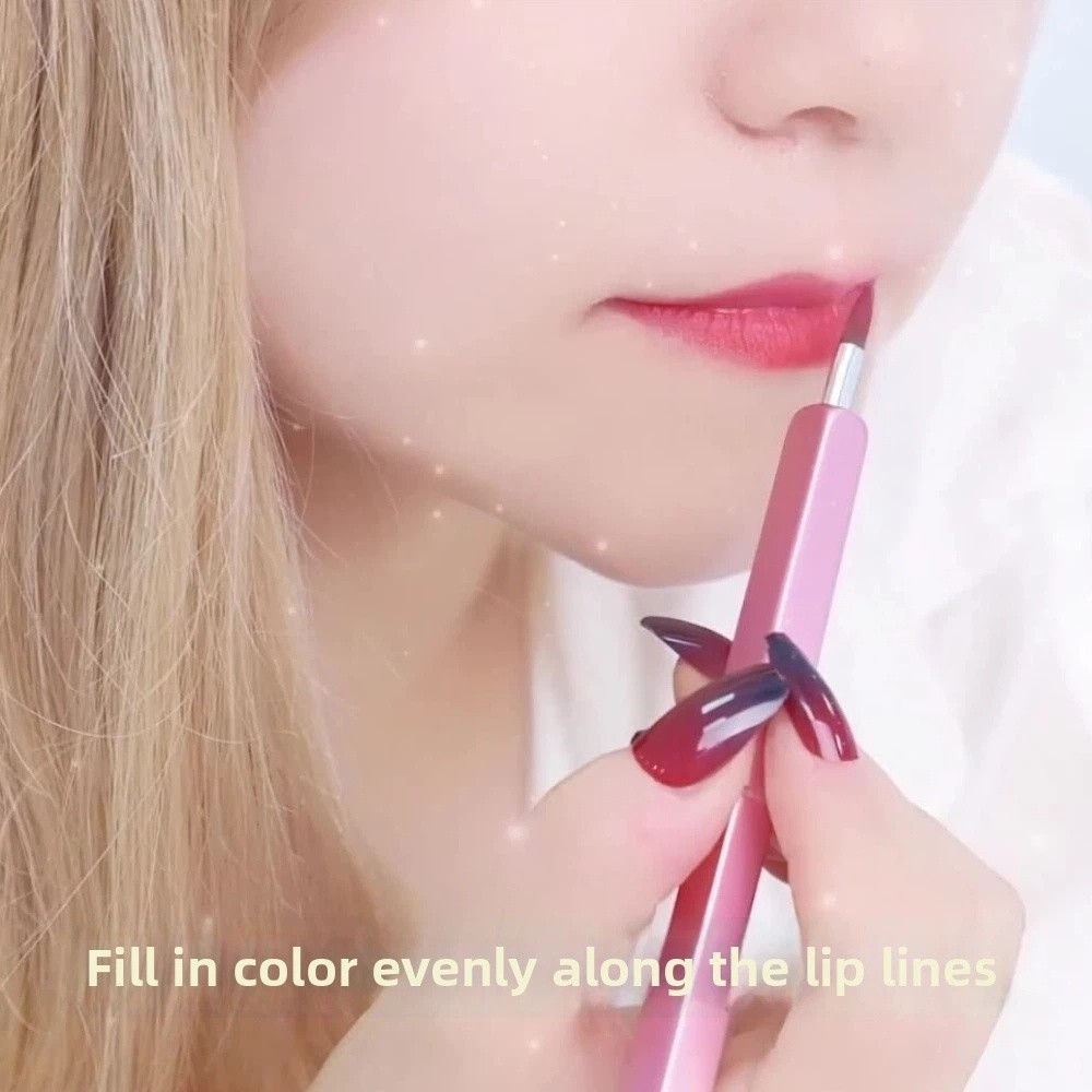 美容ツールアルミチューブ格納式リップブラシリップライナー化粧 - Beauty Makeup Pic のレビューと価格