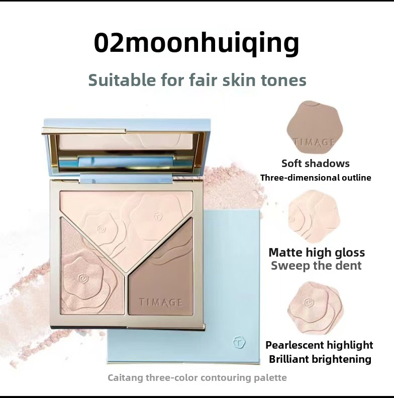 TIMAGE コントゥアリング パレット アップグレード バ - Highlighter Bronzer Palette のレビューと価格